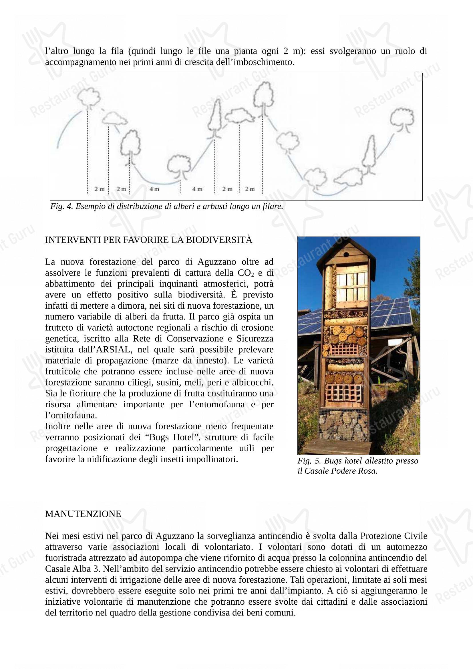 Меню ресторана Casale Podere Rosa-APS в Риме