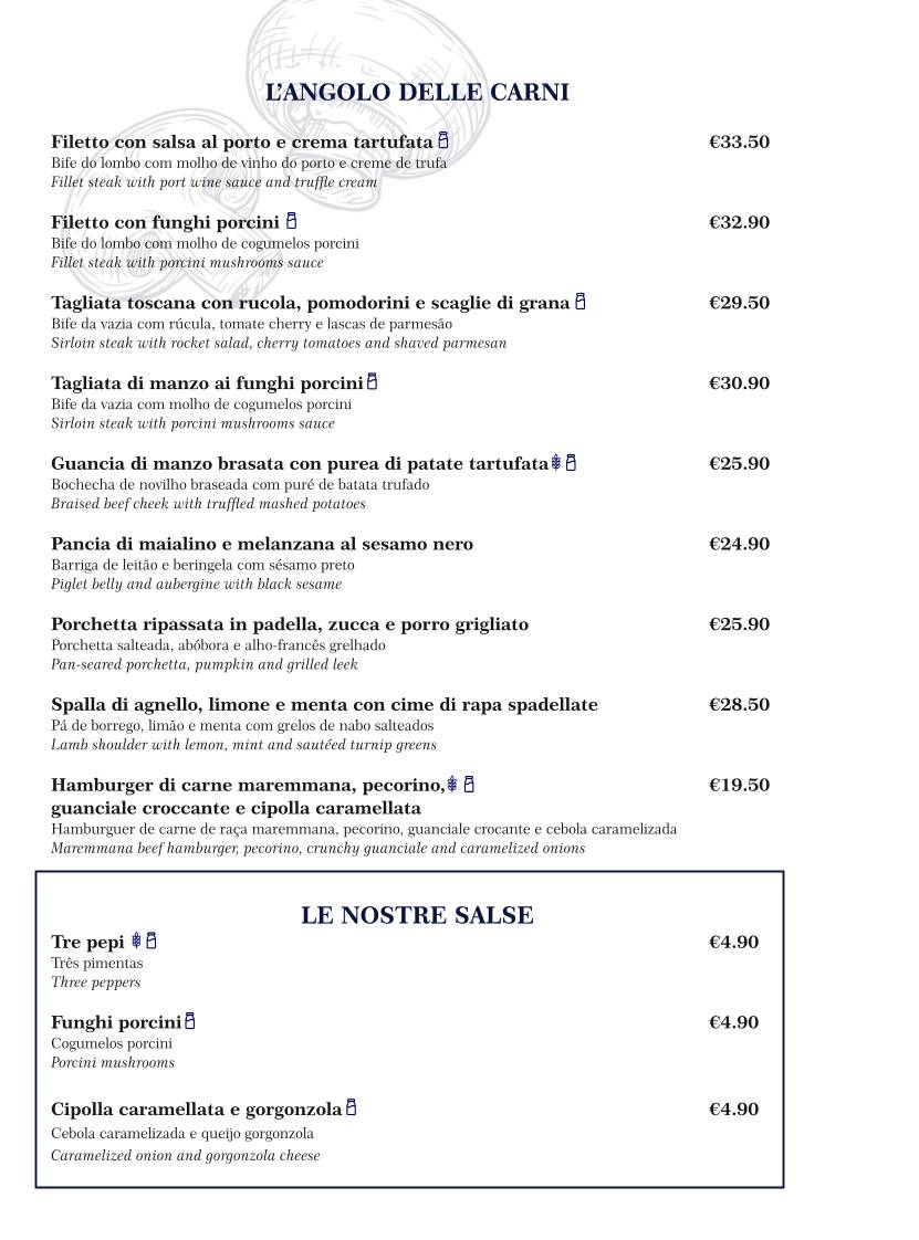 Castello di Norcia - Ristorante Italiano Pizzeria меню