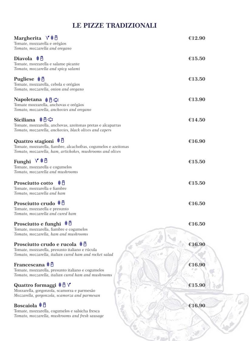 Castello di Norcia - Ristorante Italiano Pizzeria меню