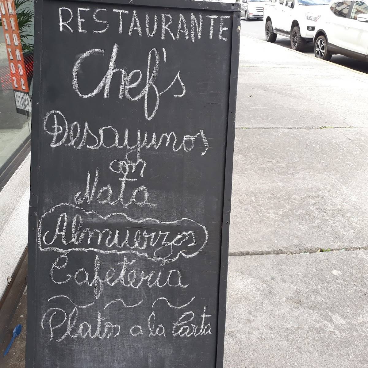 Chefs меню
