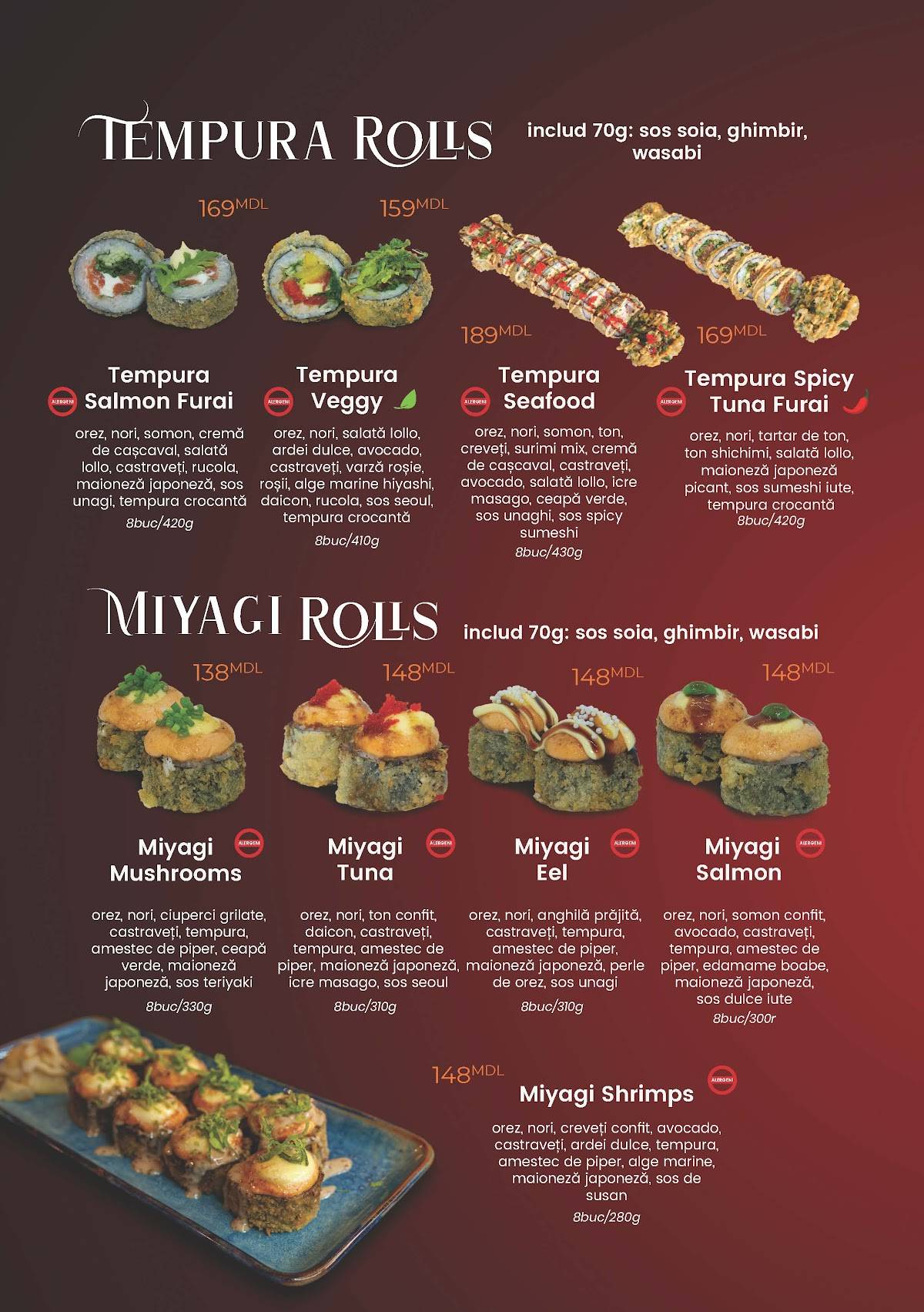 Sumeshi (Rîșcani) меню