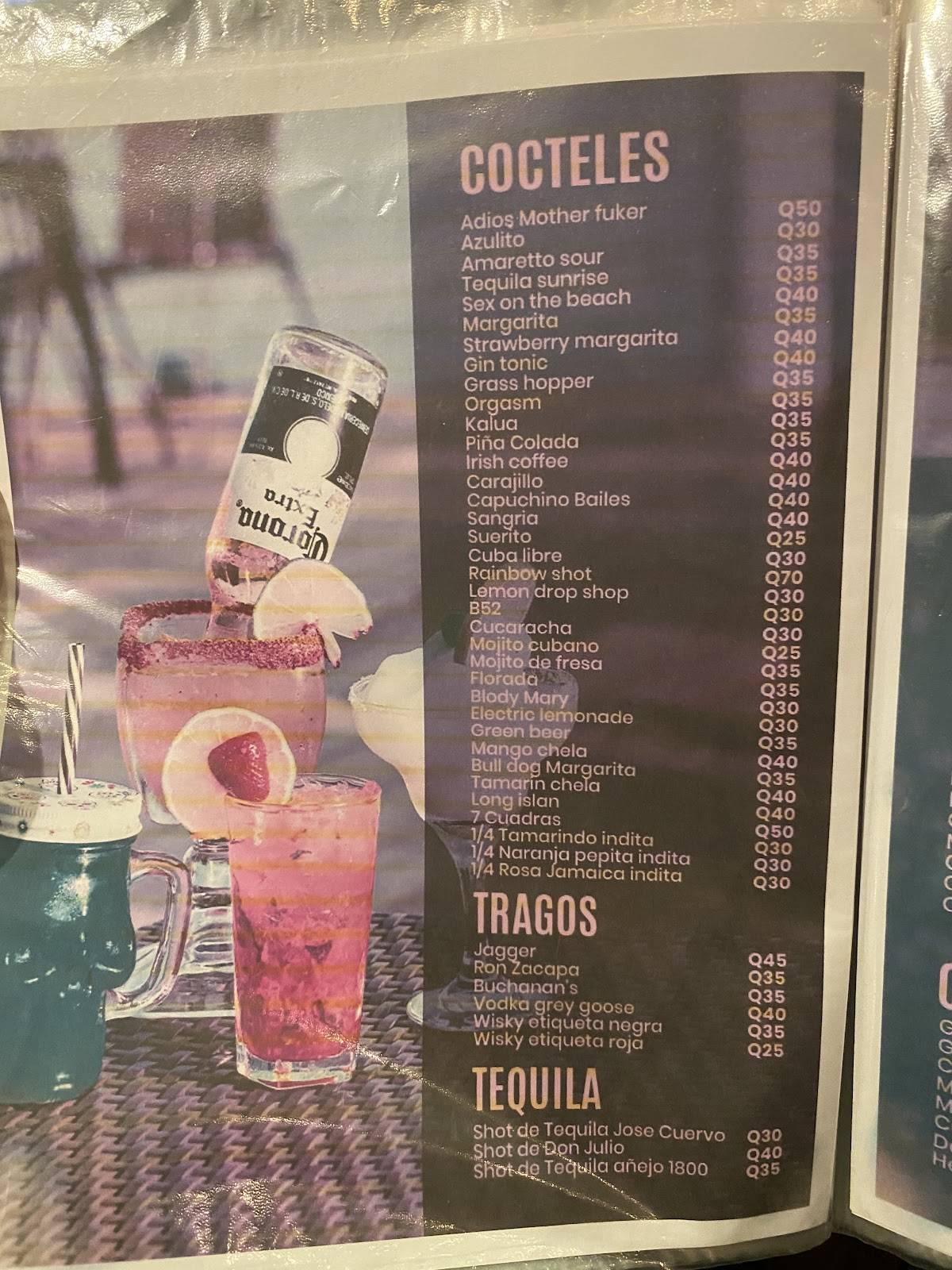 Chochy Bakery Río Dulce меню