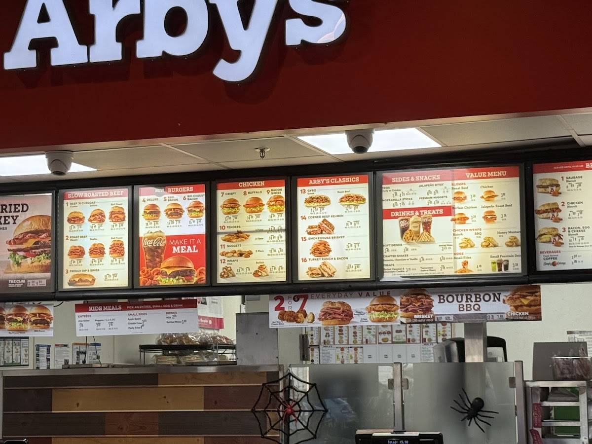 Arby's меню