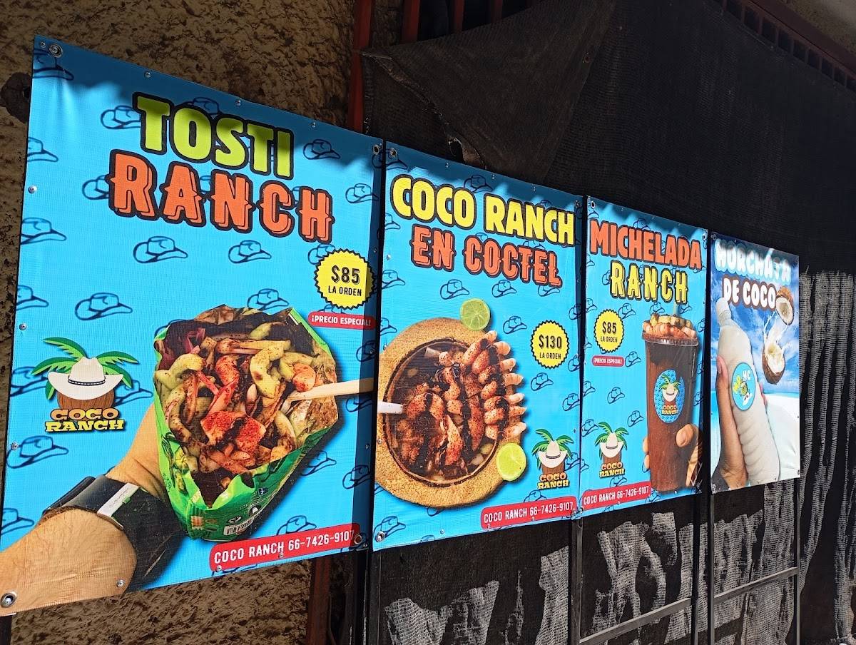 Coco Ranch меню