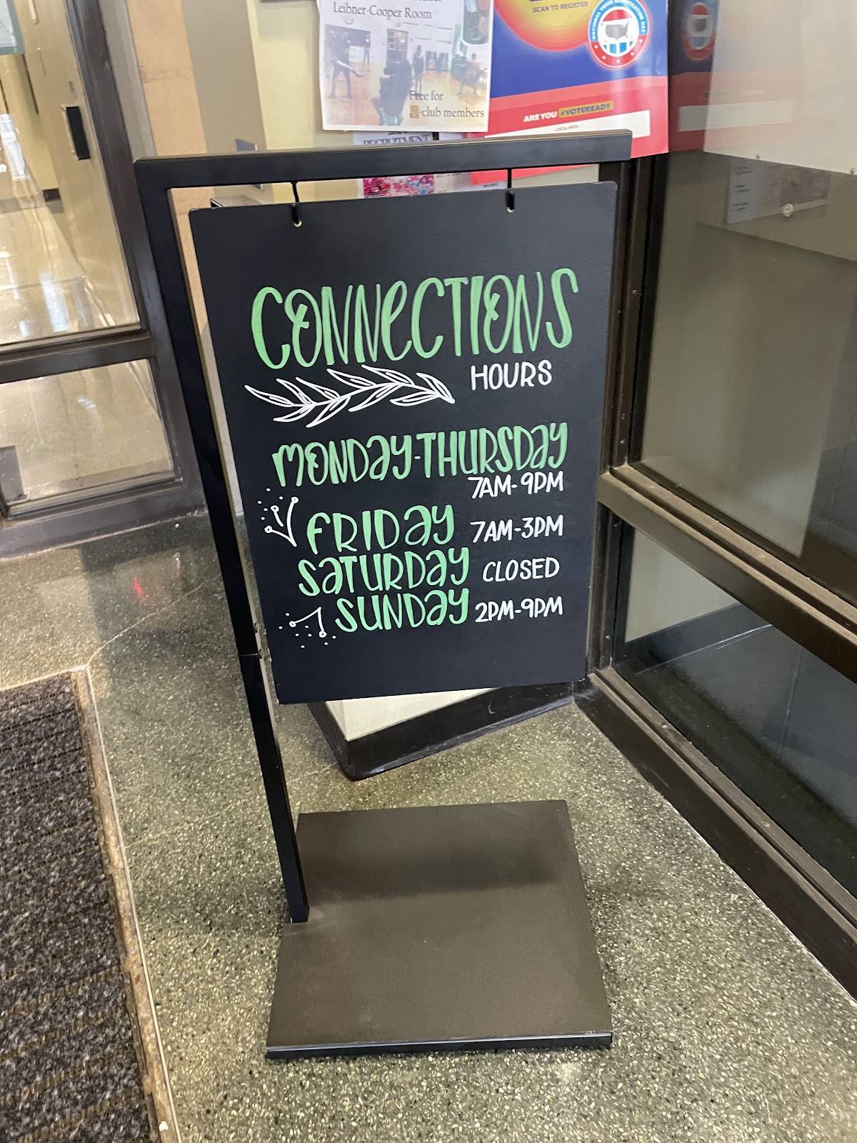 Connections меню