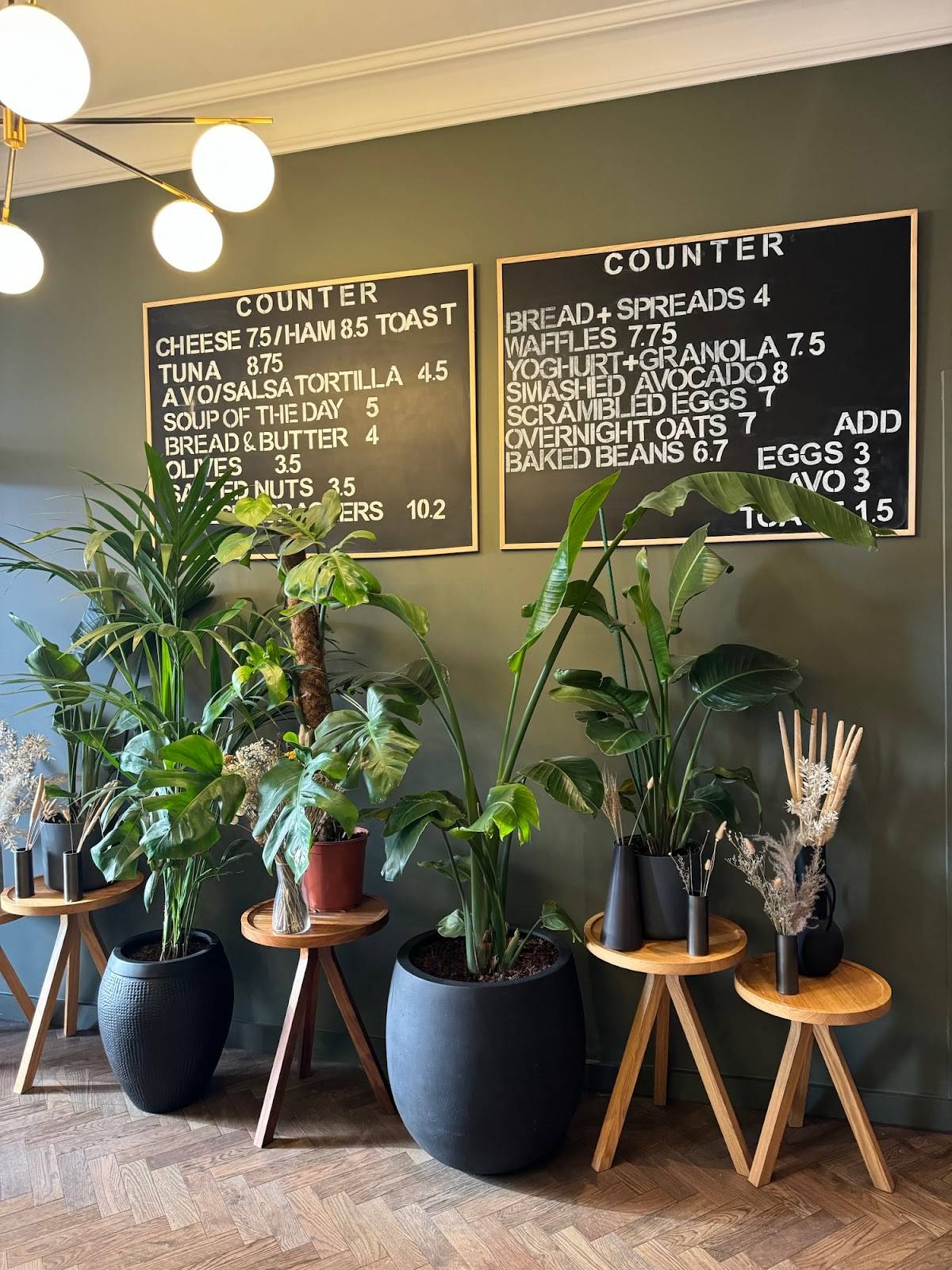 Counter Edinburgh меню