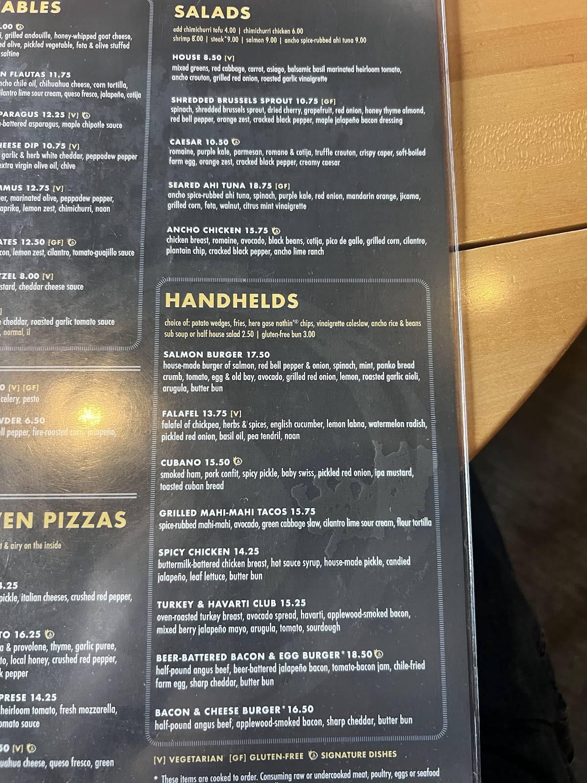 DESTIHL Restaurant меню