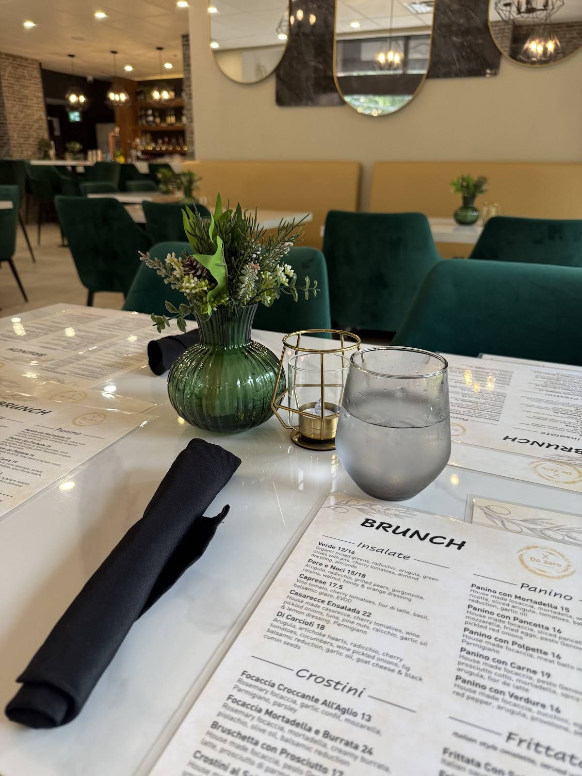 Da Zero Ristorante меню