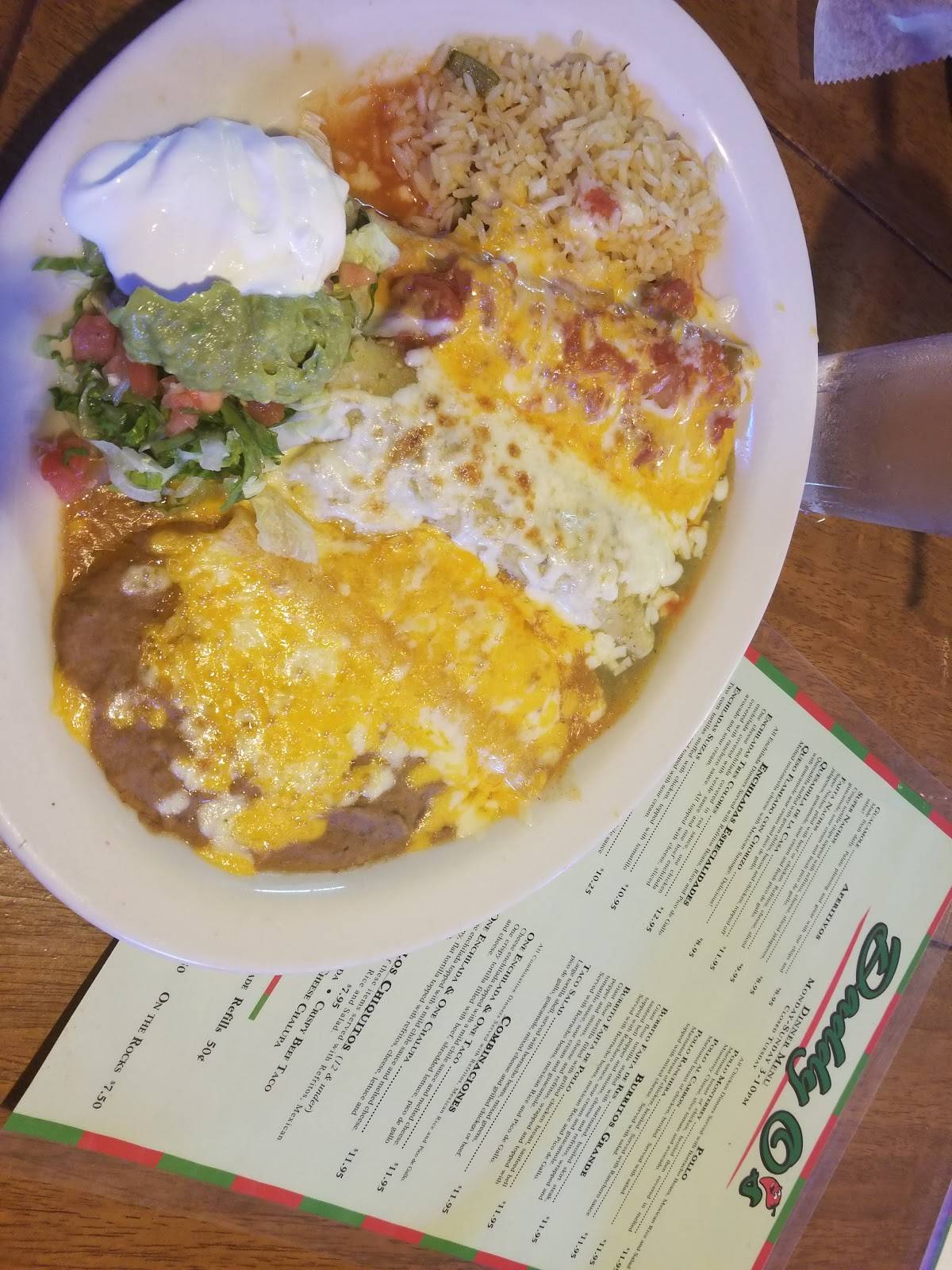 Daddy O Mexican Restaurant меню