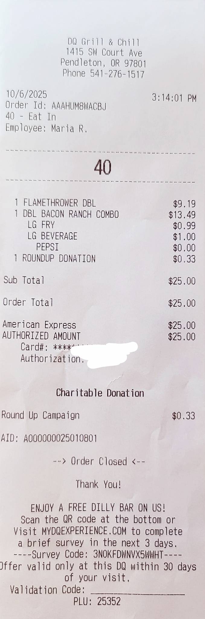 Dairy Queen Grill & Chill меню
