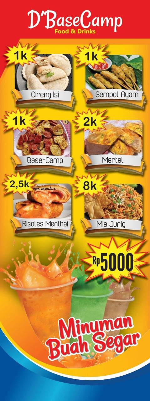 D'basecamp Kuningan меню