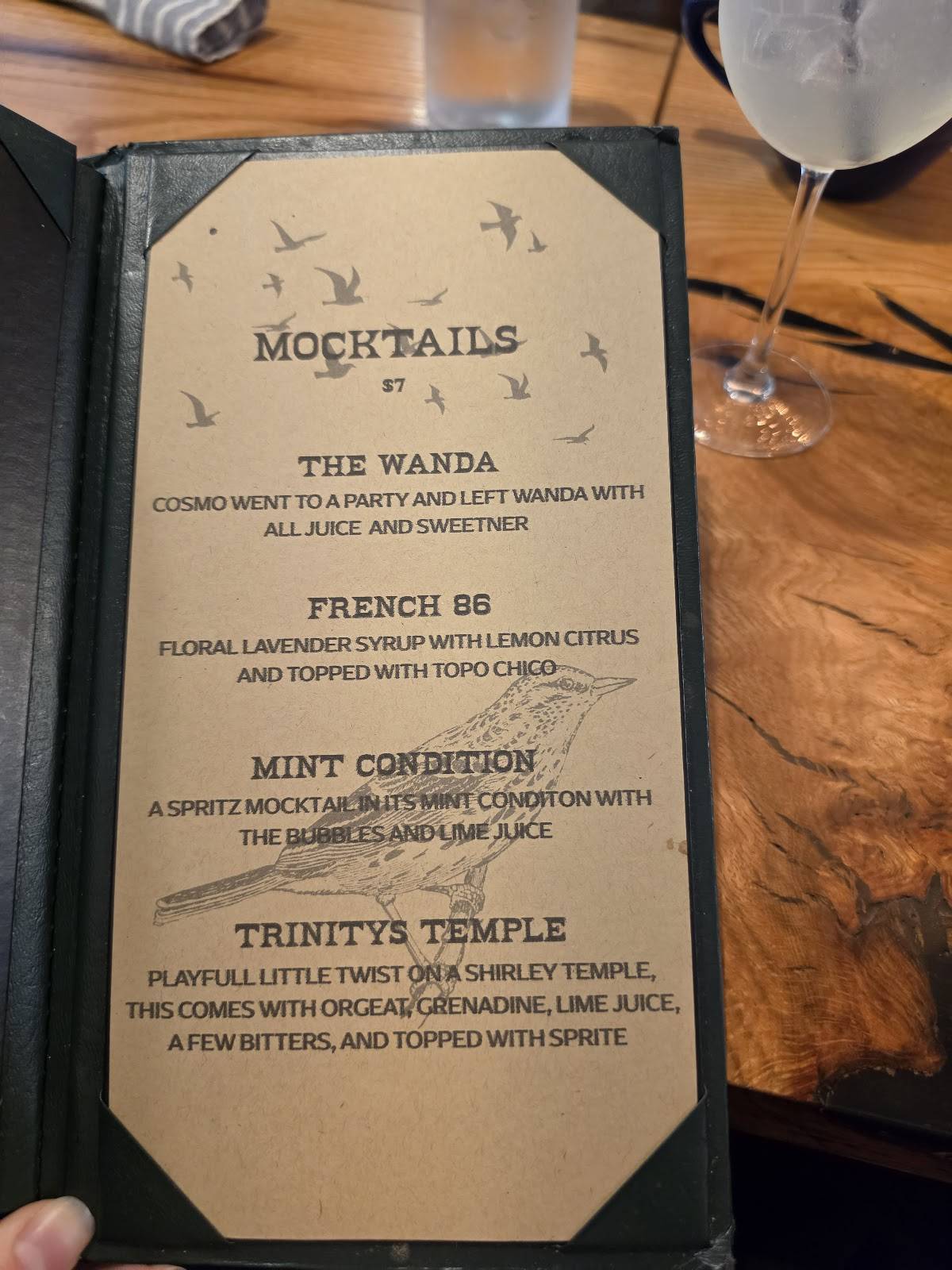 Trinity Street Restaurant and Bar меню