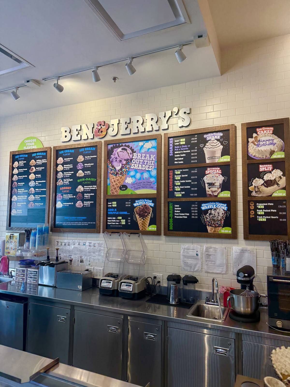 Ben & Jerry’s меню