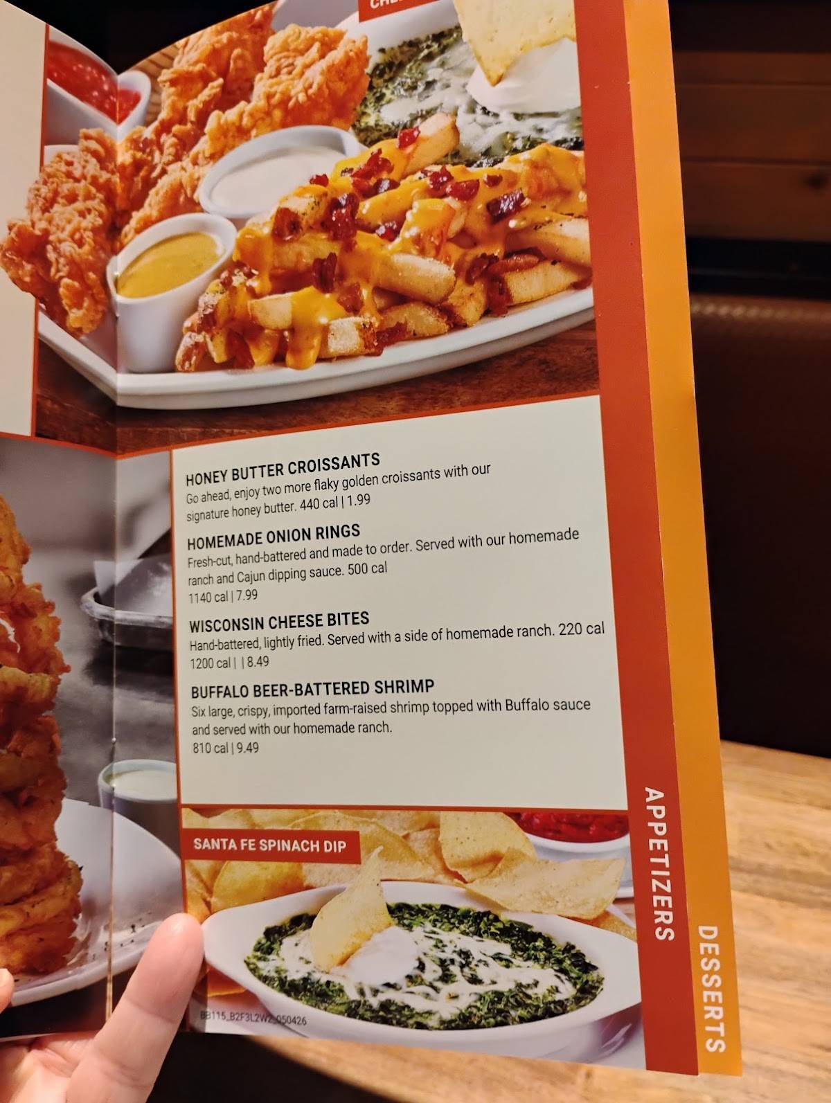 Cheddar's Scratch Kitchen меню