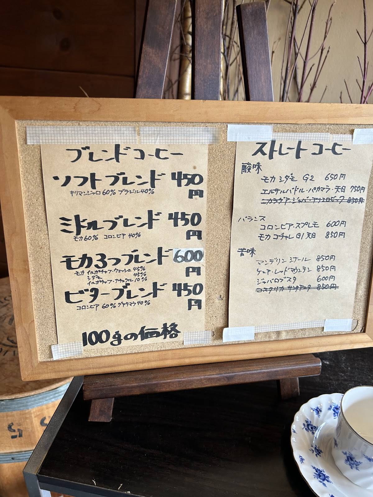 Drop In Cafe меню