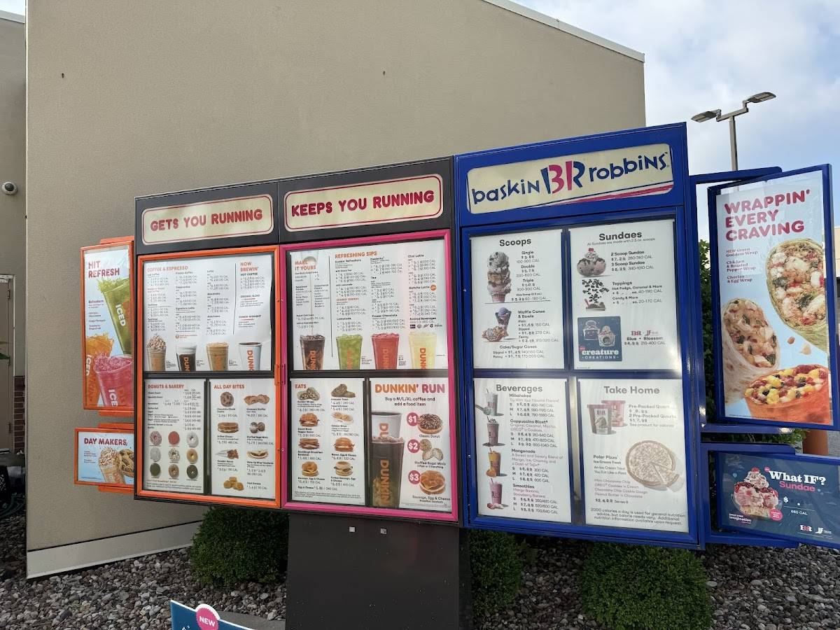 Dunkin' меню
