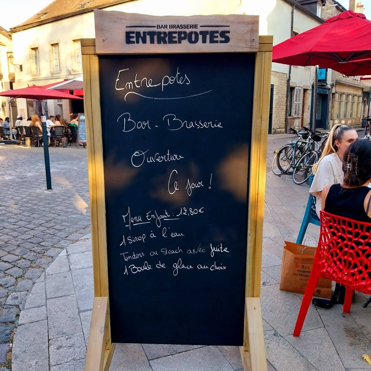 ENTREPOTES меню