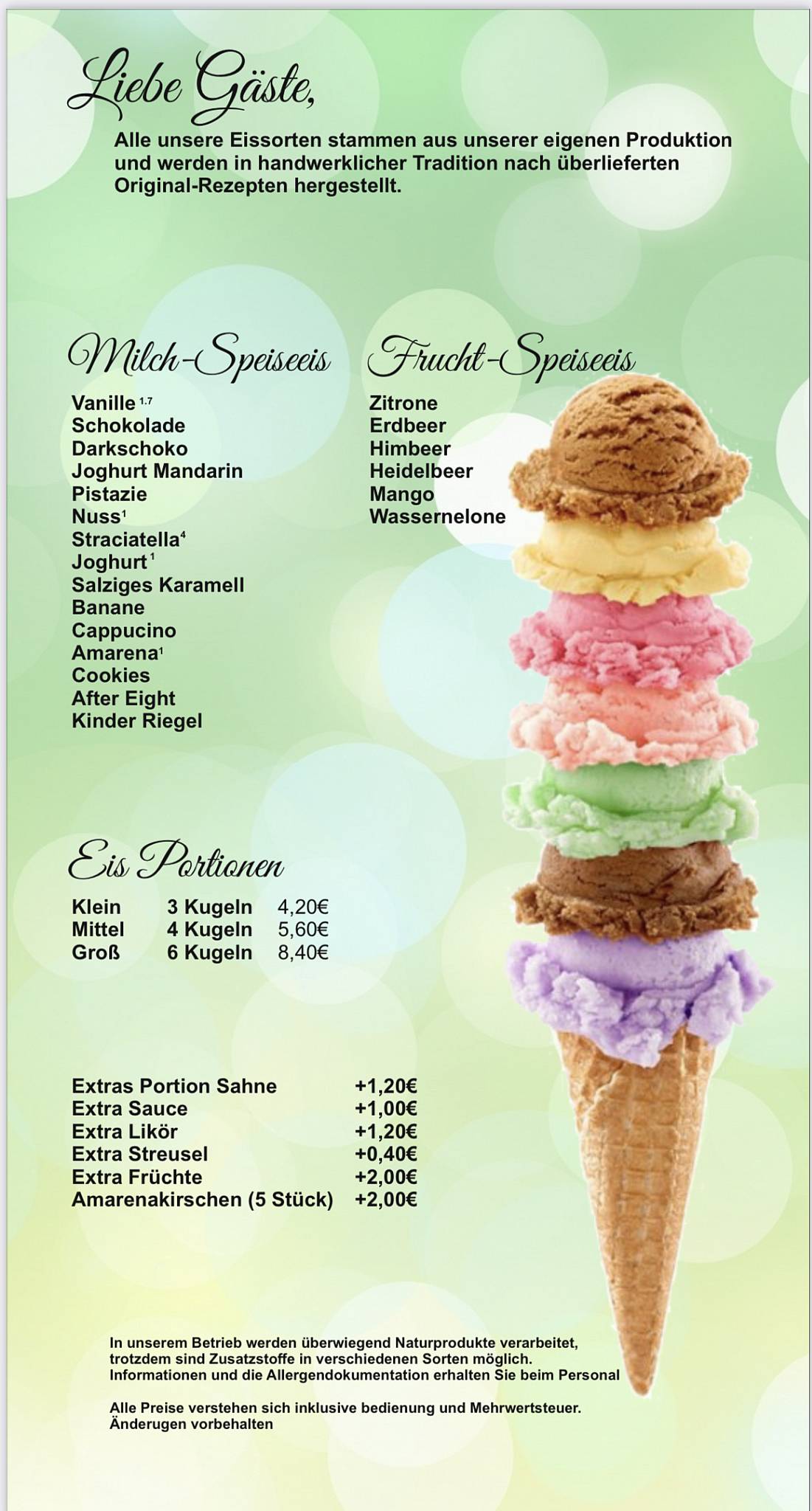 Eiscafe Rialto Fröndenberg меню