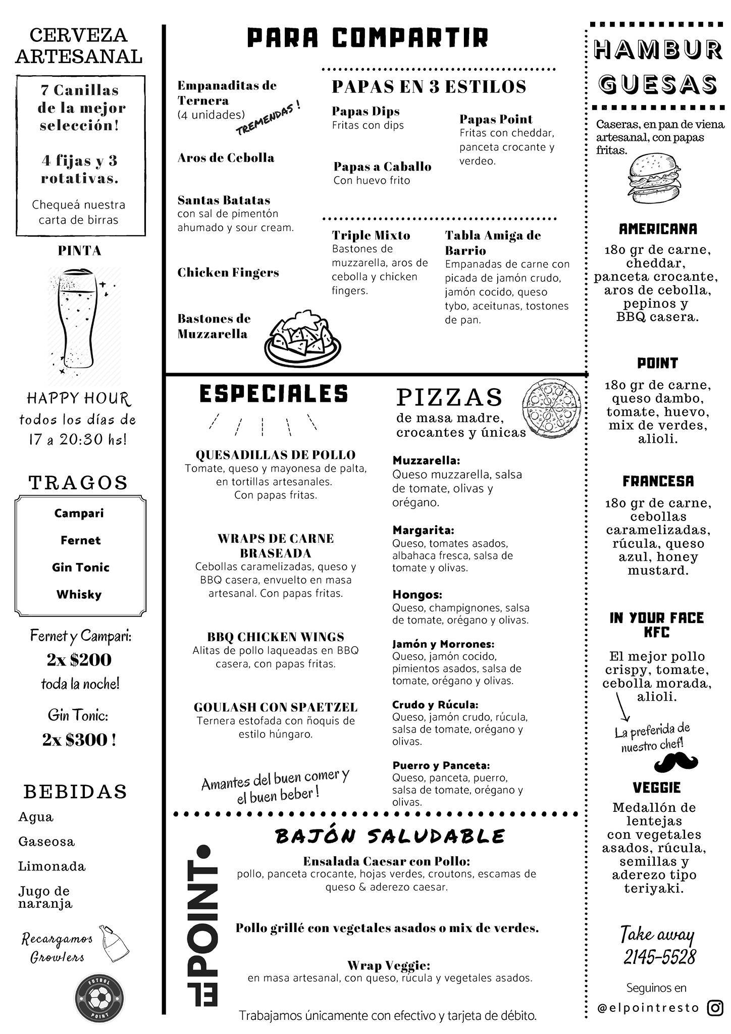 El Point Restó меню