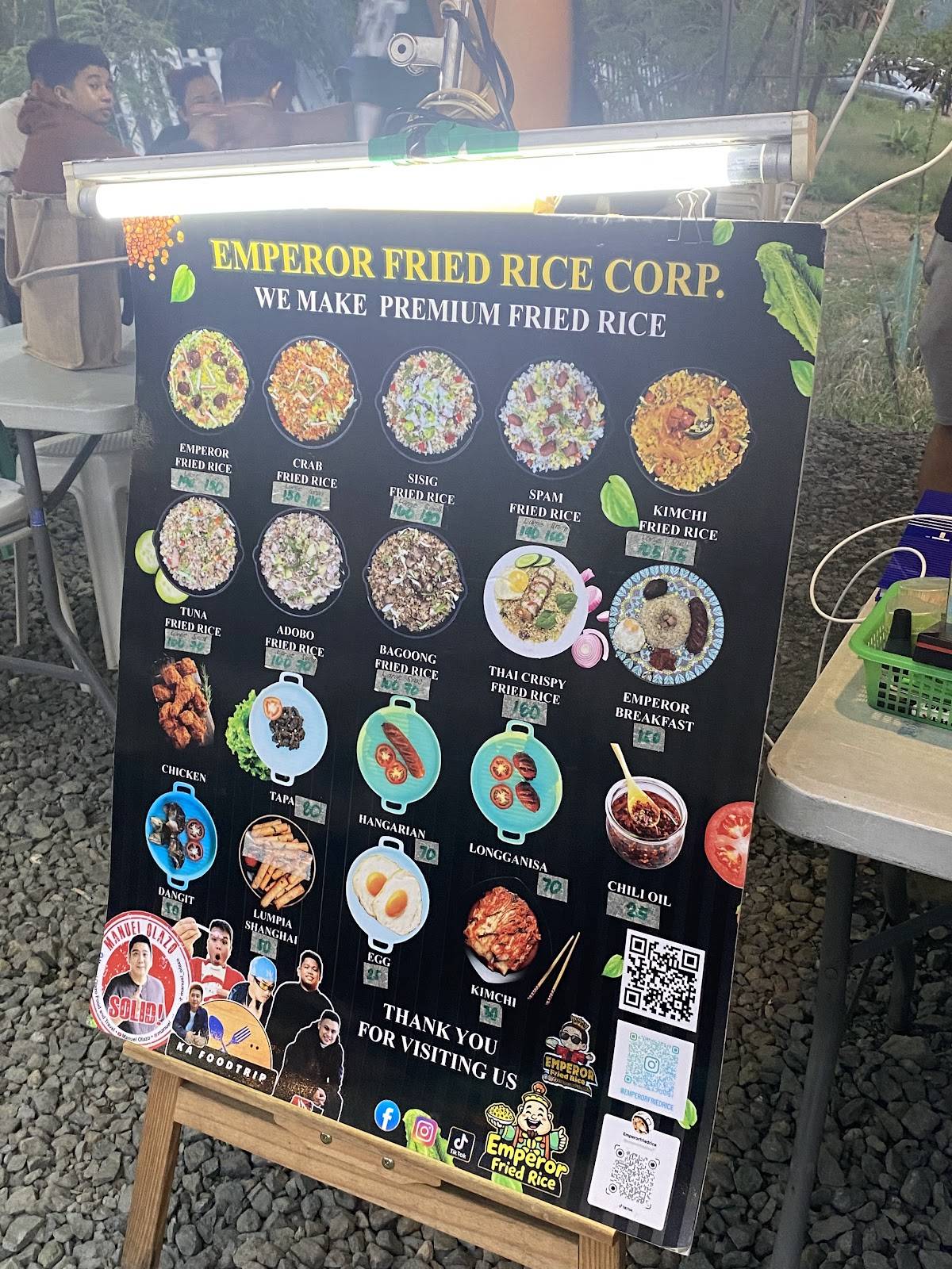 Emperor Fried Rice меню