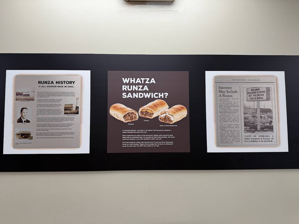 Runza Restaurant меню