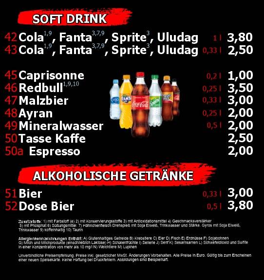 Snack Point kassel меню