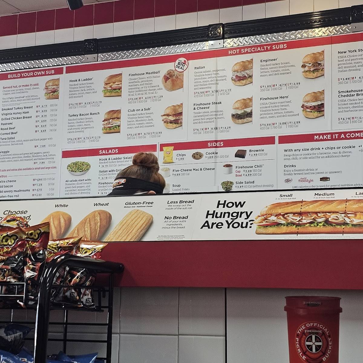Firehouse Subs Foley меню