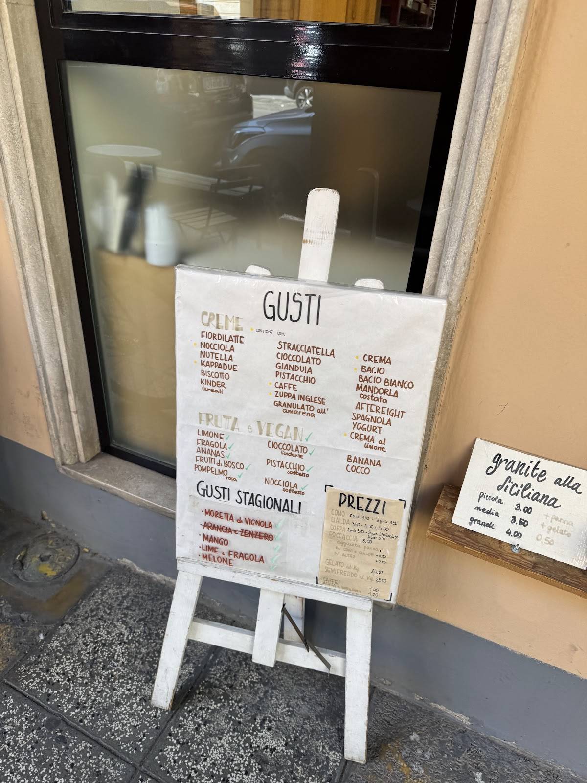 Gelateria K2 Modena меню