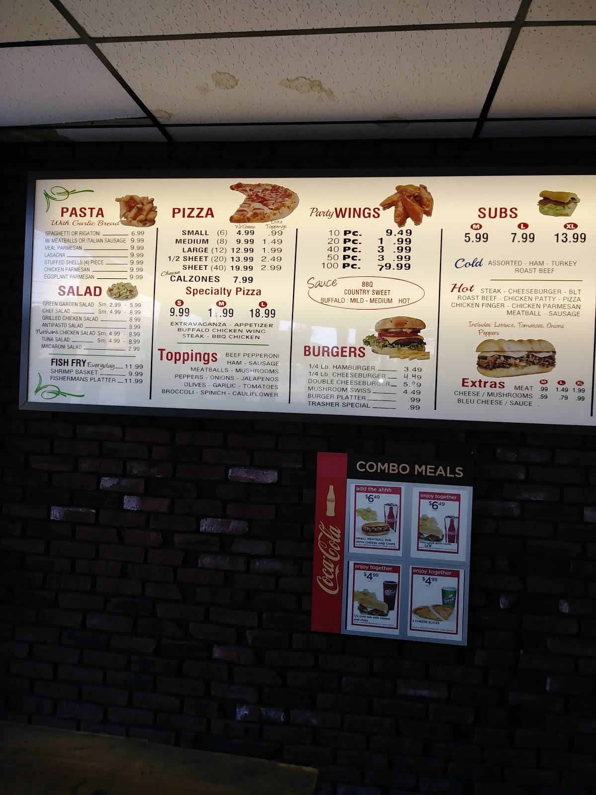 Gregorio's Pizza меню