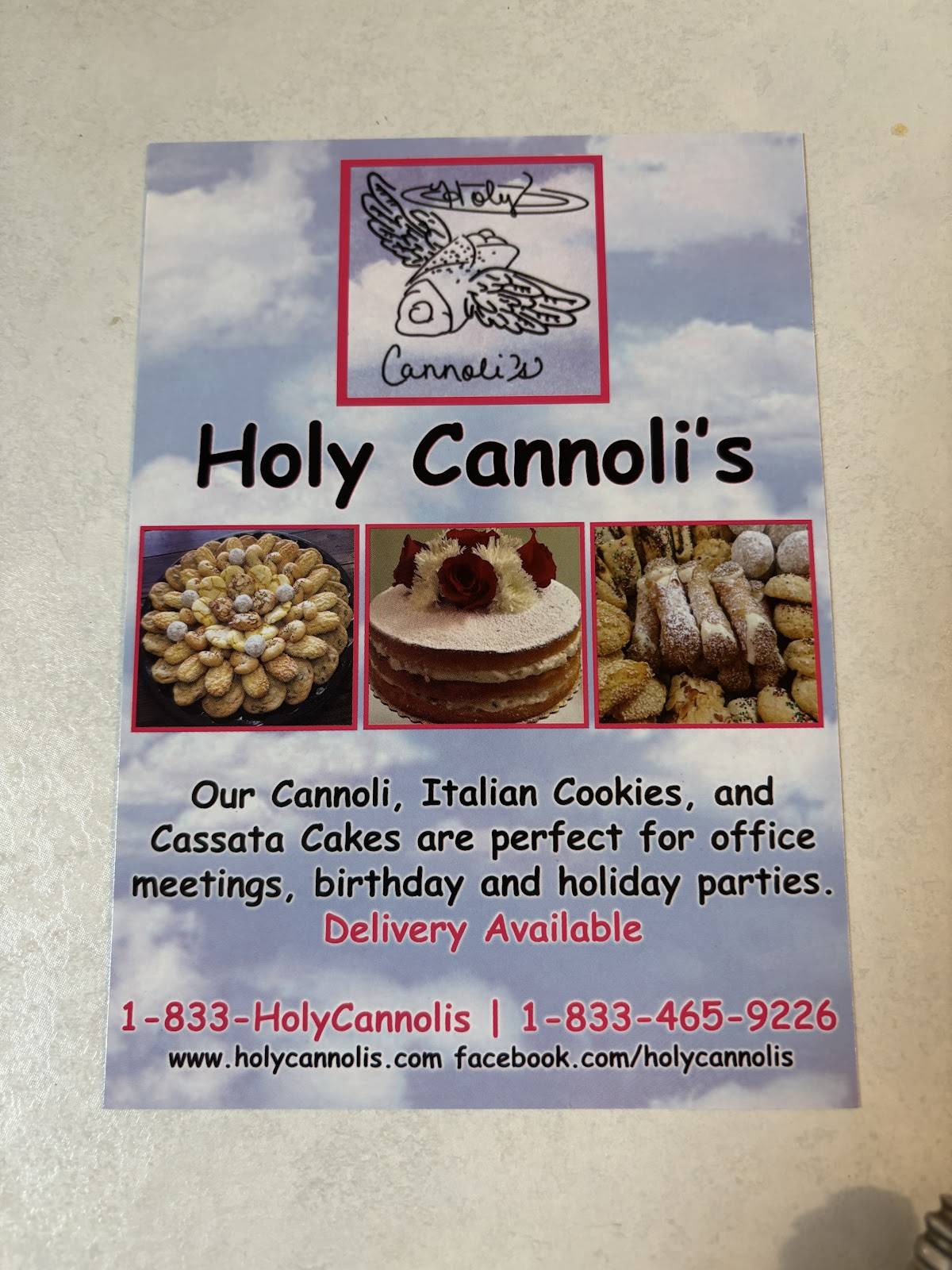Holy Cannoli's меню
