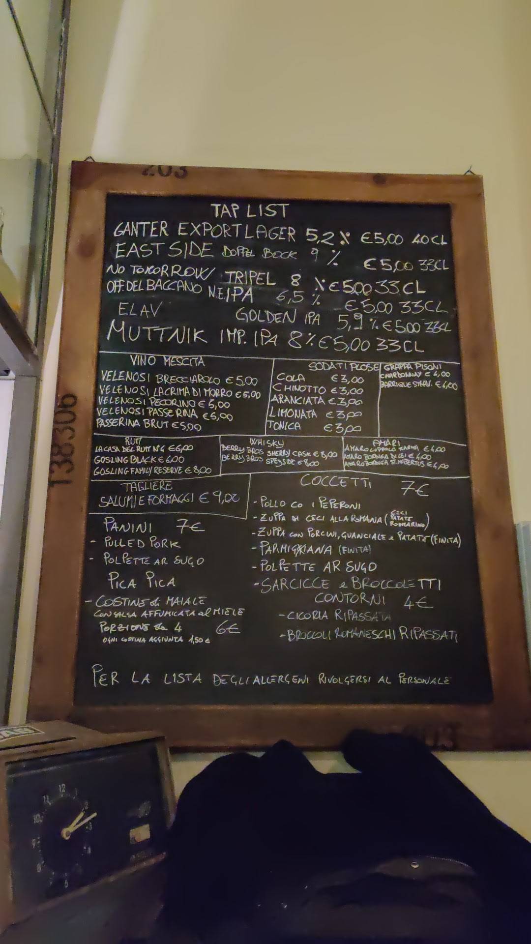 Hopster Birreria меню