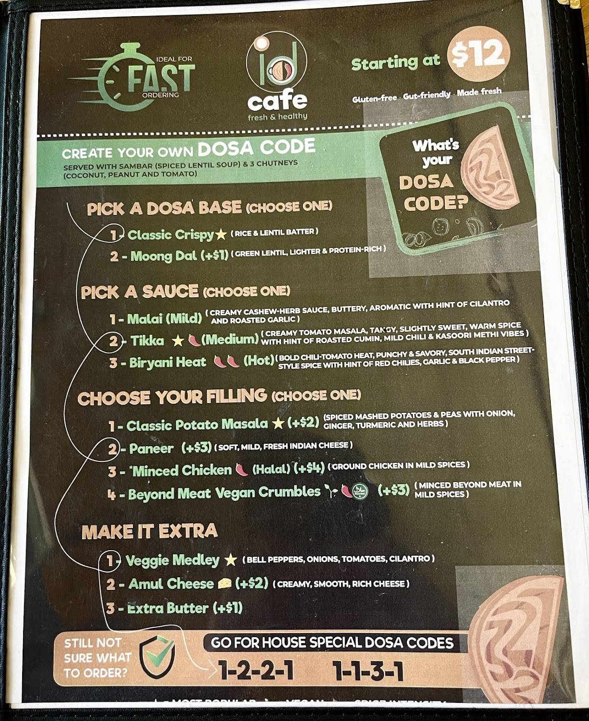 ID Cafe меню