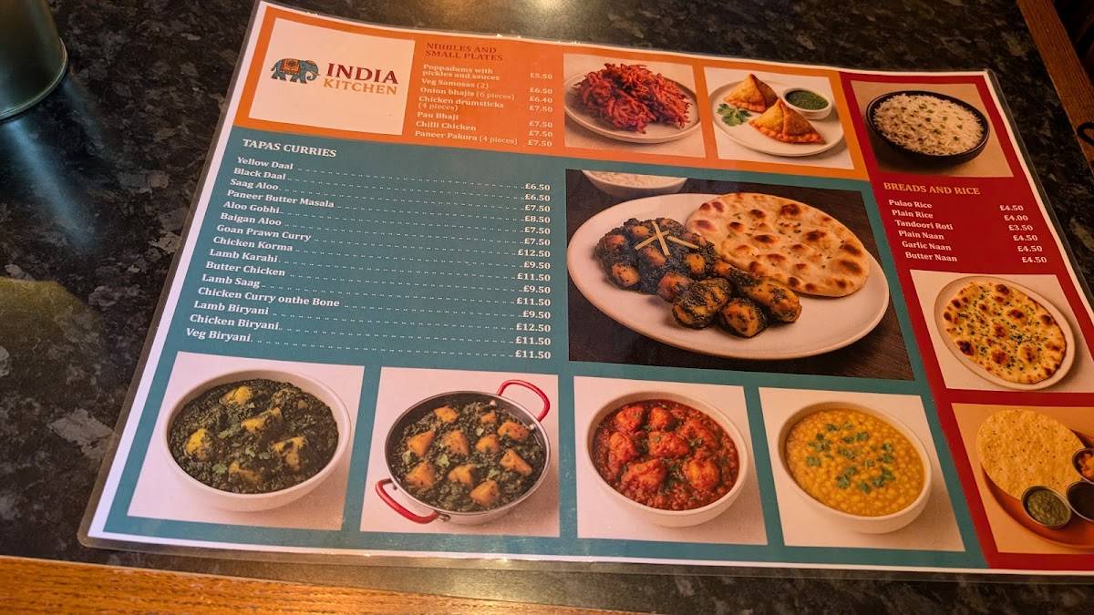 India Kitchen меню