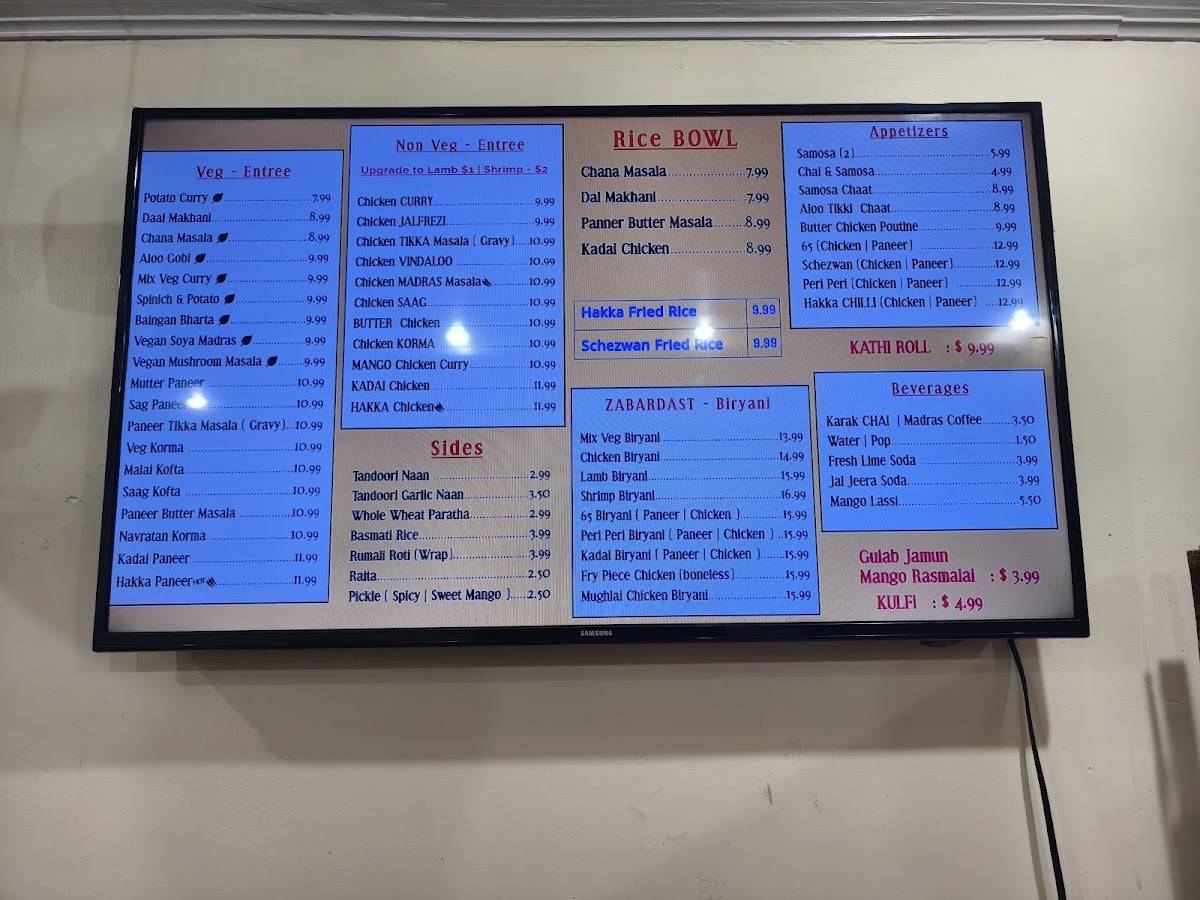Indian Roti House меню