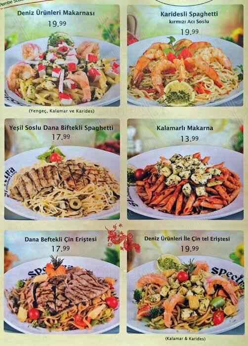 Supper Club, Kuruçeşme меню