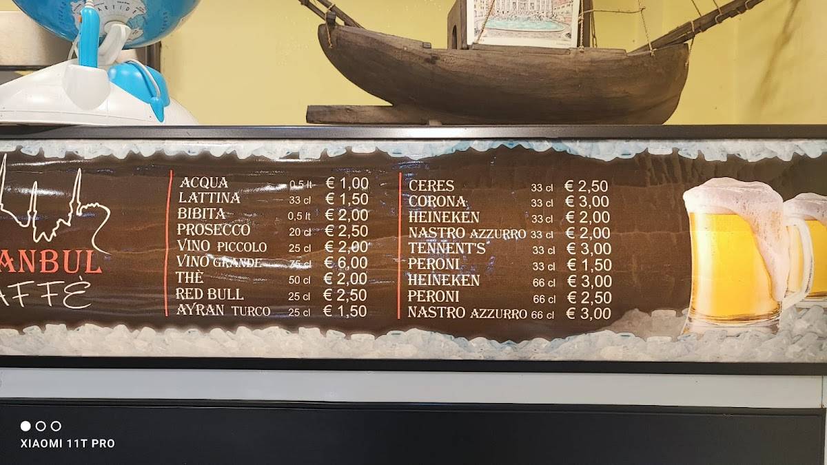 Istanbul kebab pizza bar меню