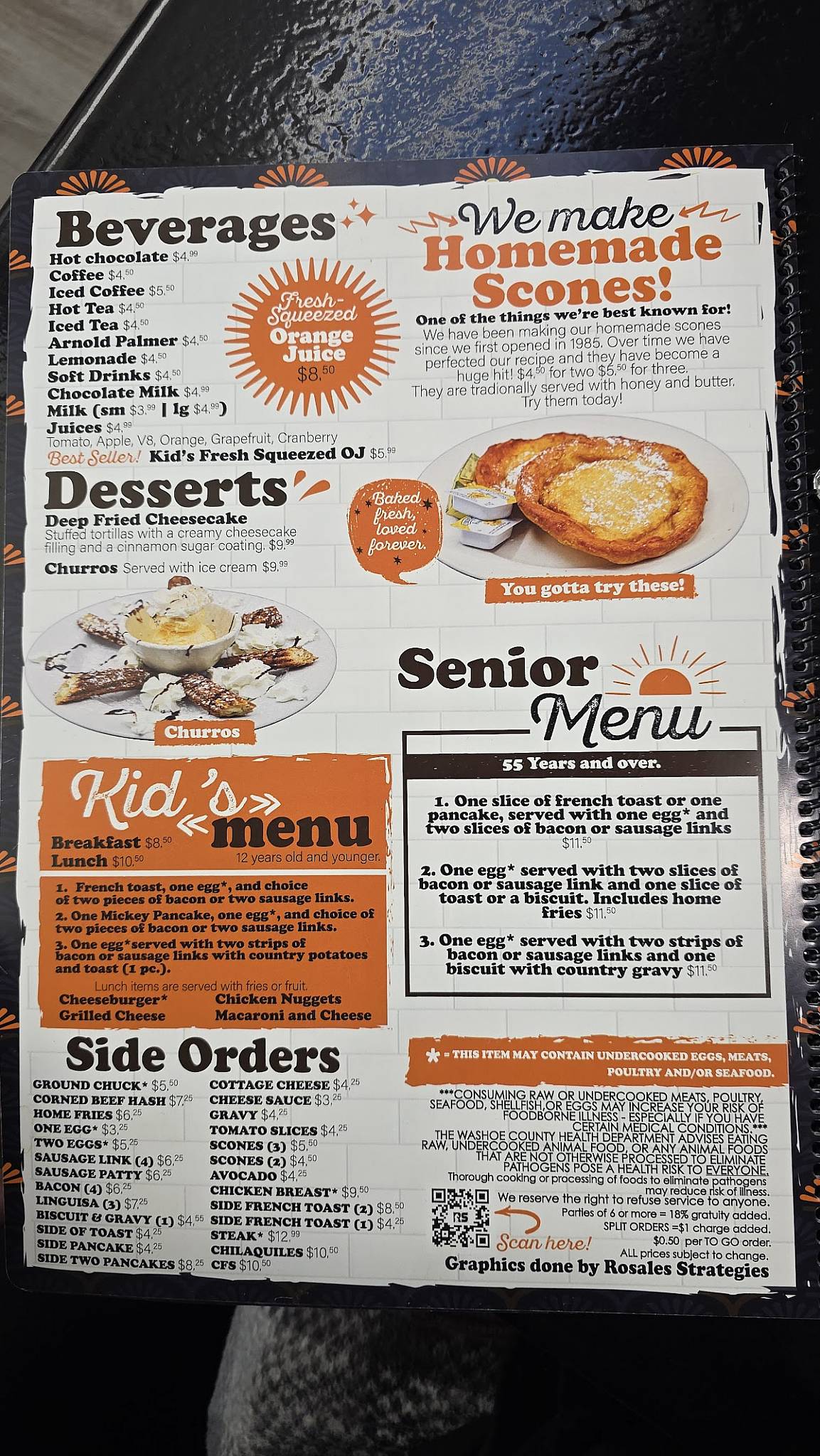 Jack's Cafe меню