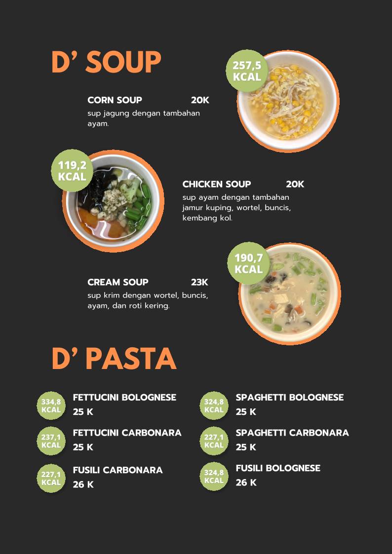 Defani Healthy Store меню