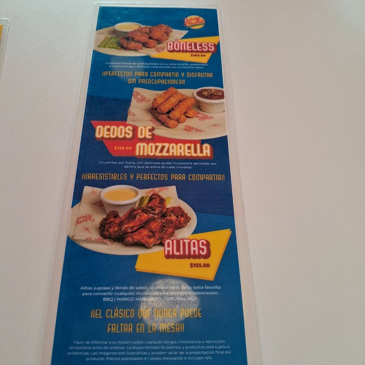 Johnny Rockets - Averanda меню