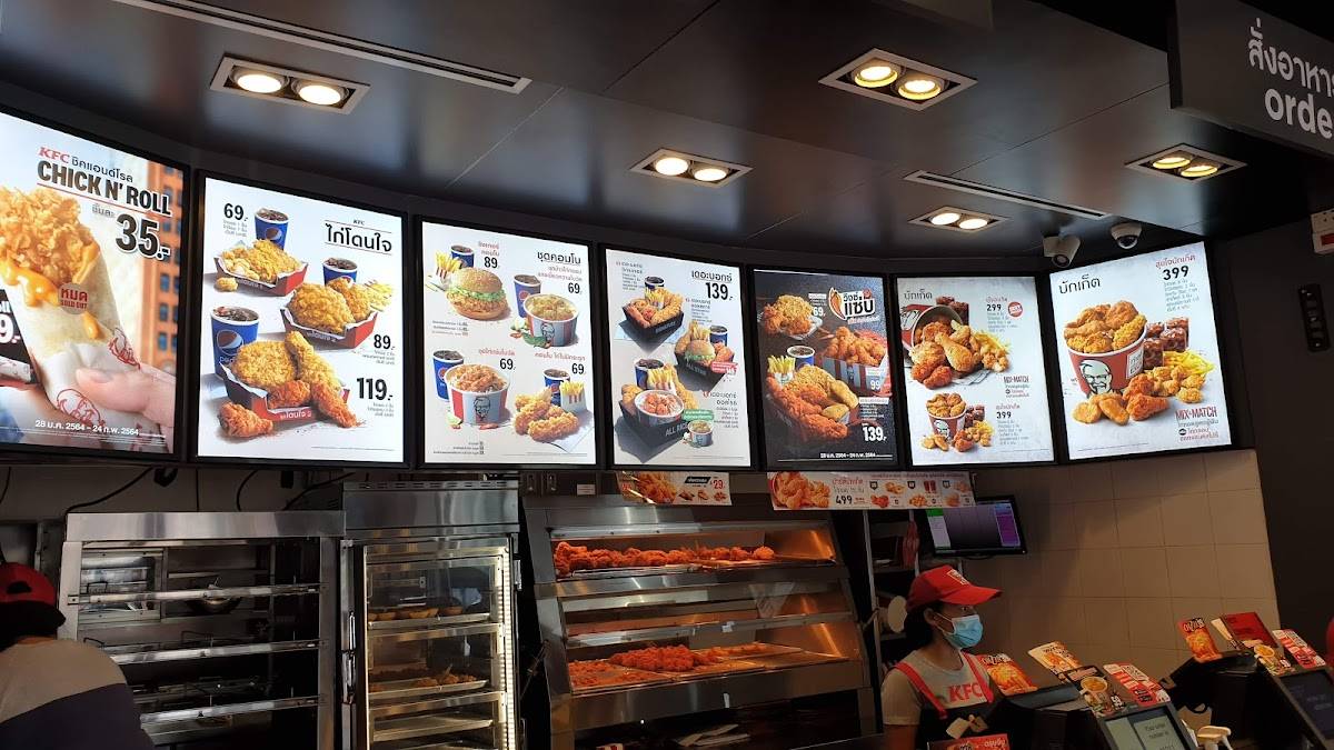 KFC PTT Borwin меню