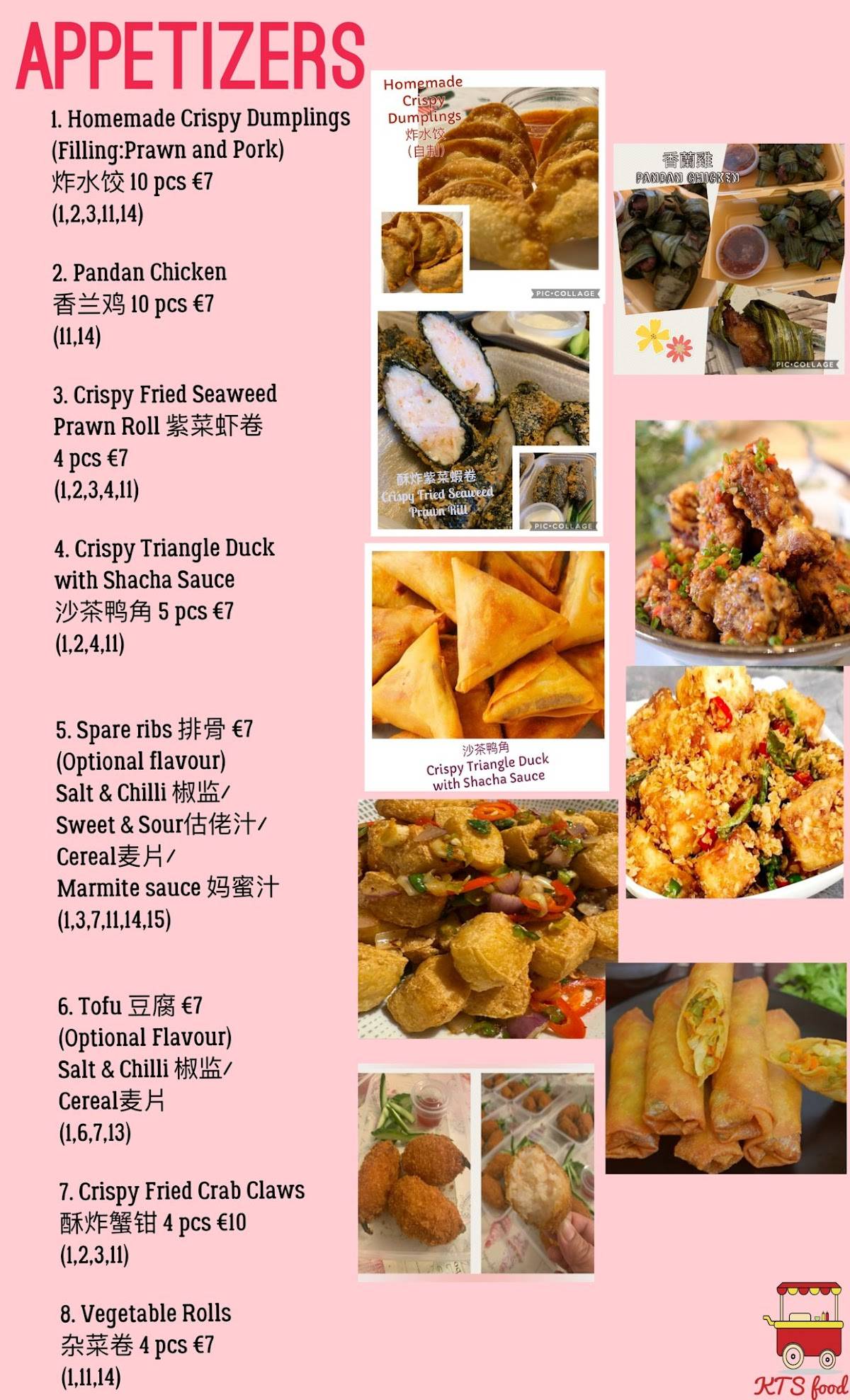 KTS Food меню