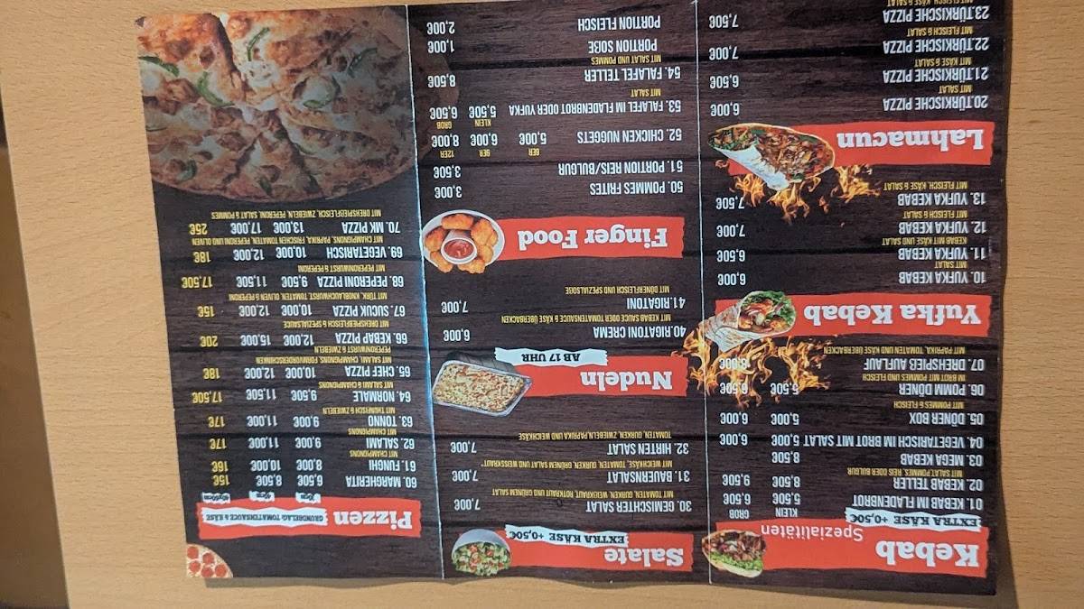 Kebab Merchweiler меню
