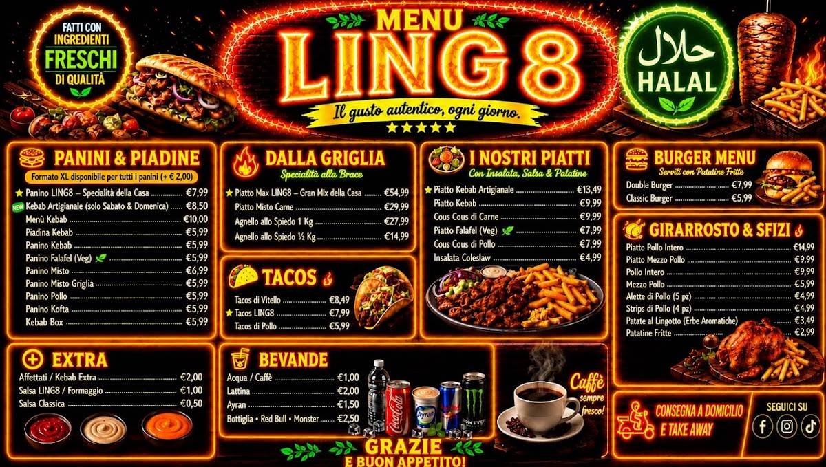 LING8 меню