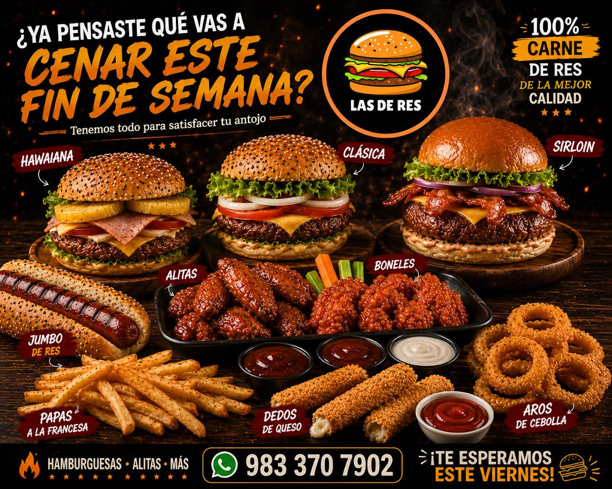 Las de res меню