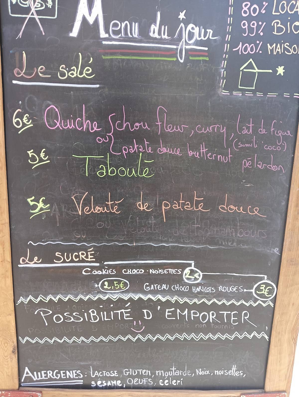 L'embuscaf меню
