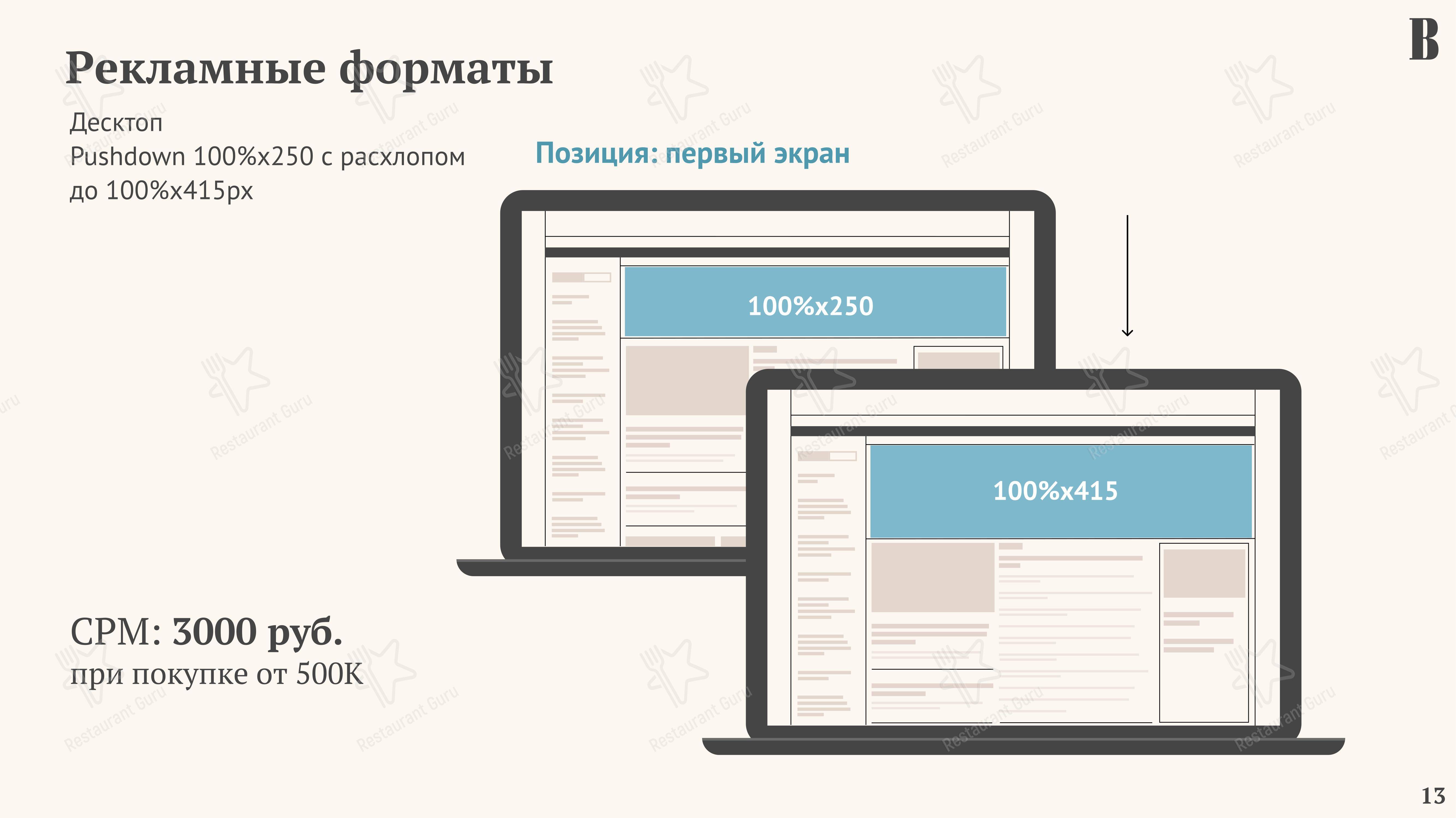 Меню Les Menus Par Pierre - еда и напитки