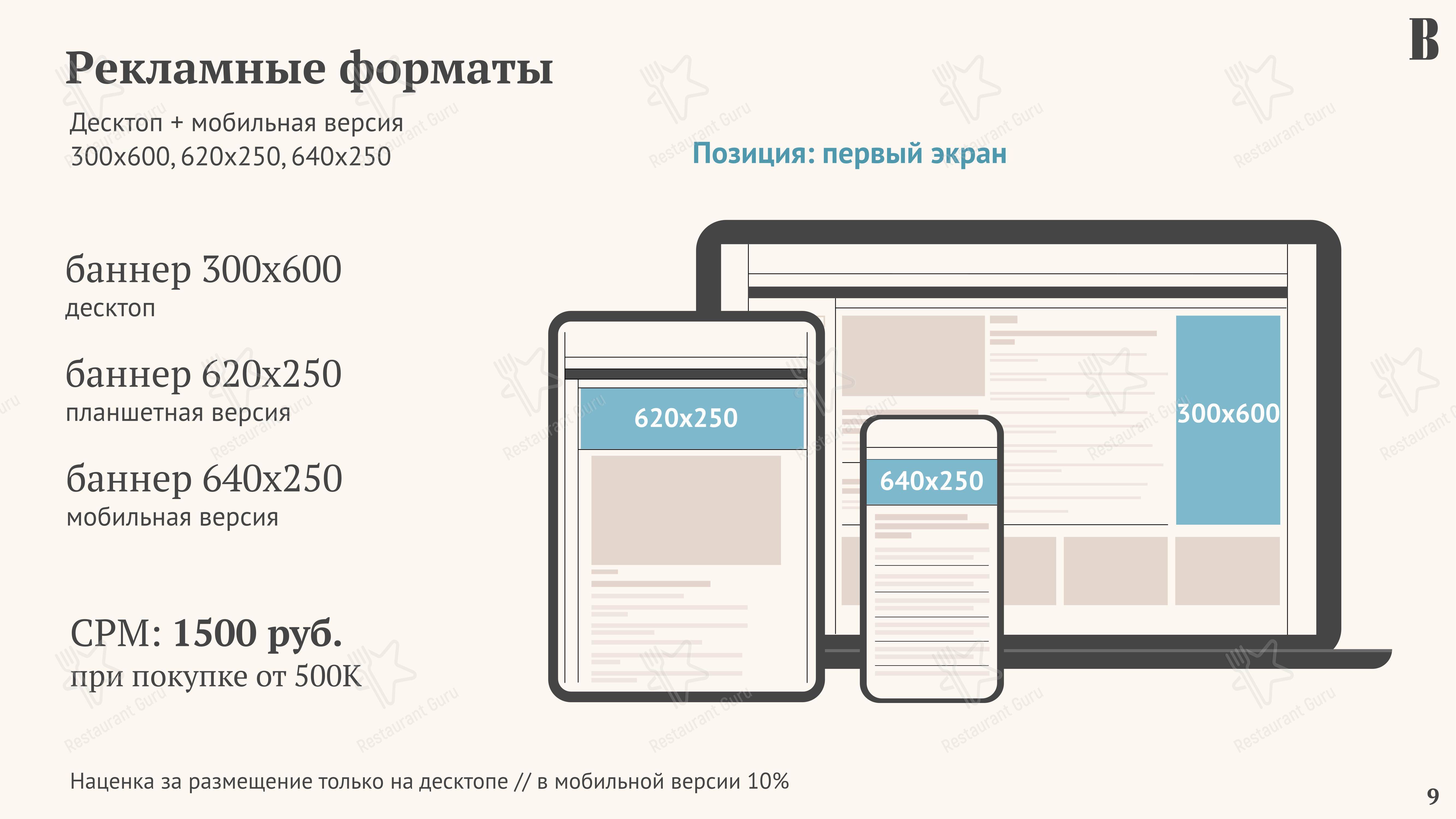 Меню Les Menus Par Pierre - еда и напитки