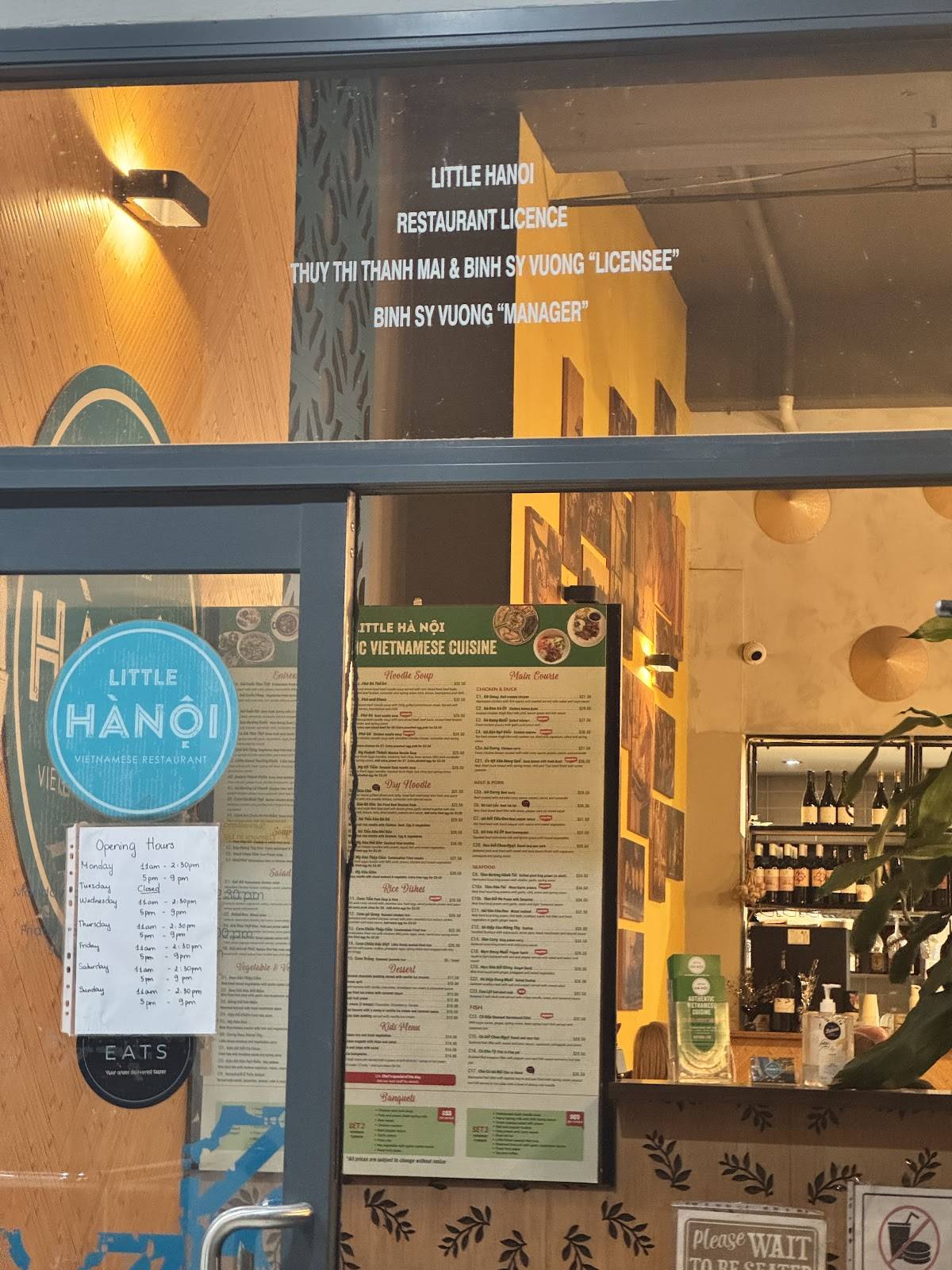 Little Hanoi Restaurant меню