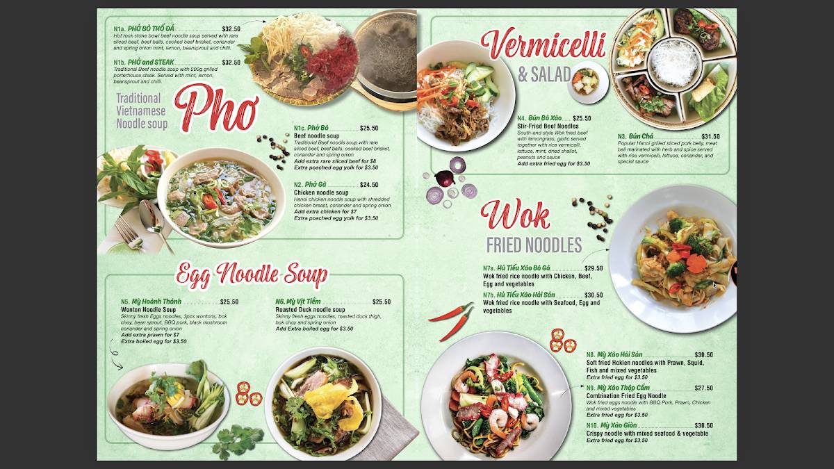 Little Hanoi Restaurant меню