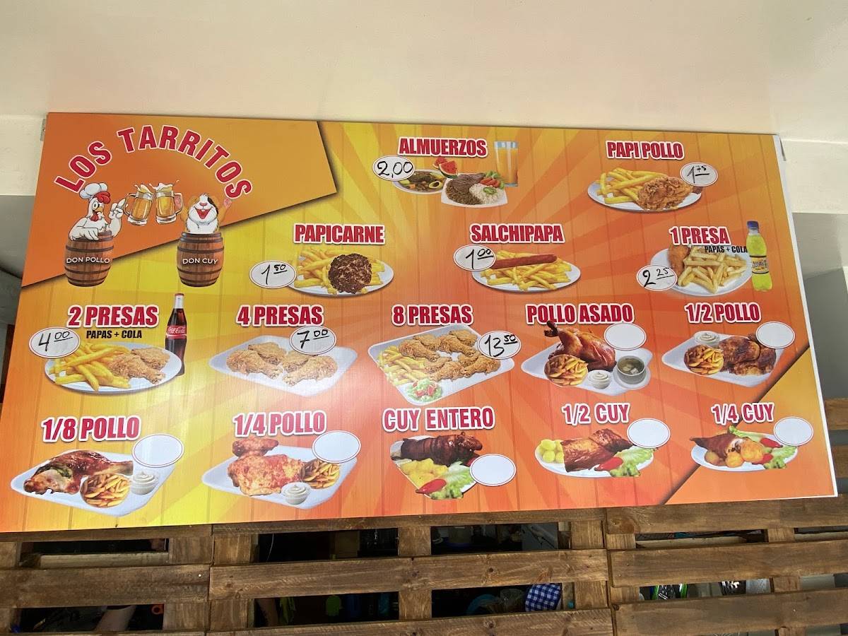 Los tarritos меню